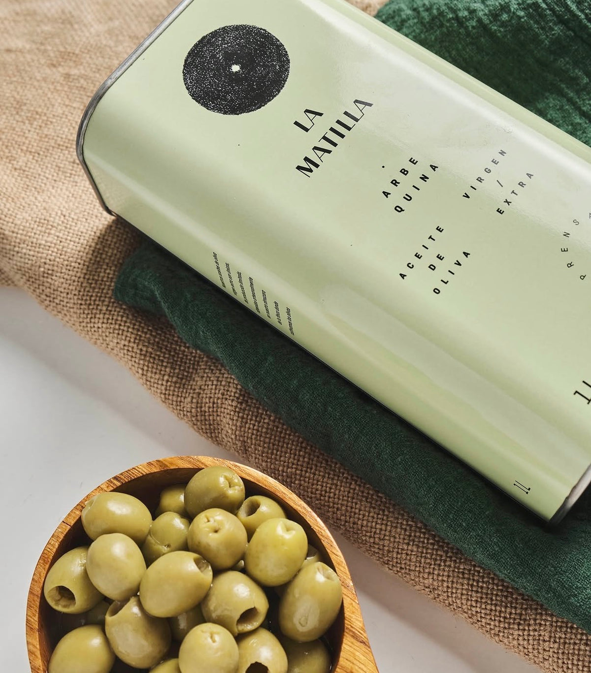 Huile d’olive Virgen Extra Arbequina -
Certificado Ecológico 1L
