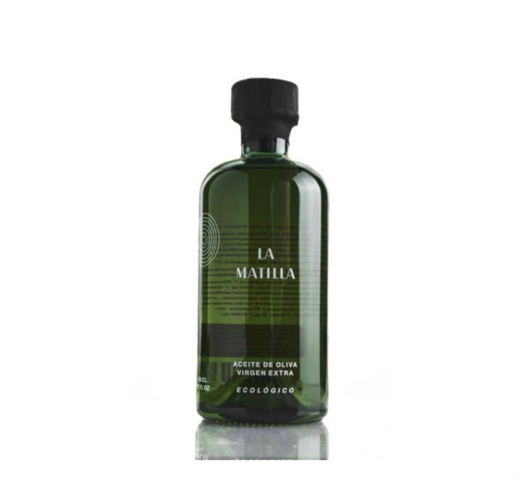 Bouteille d'huile d'olive Vierge Extra Arbequina bio
