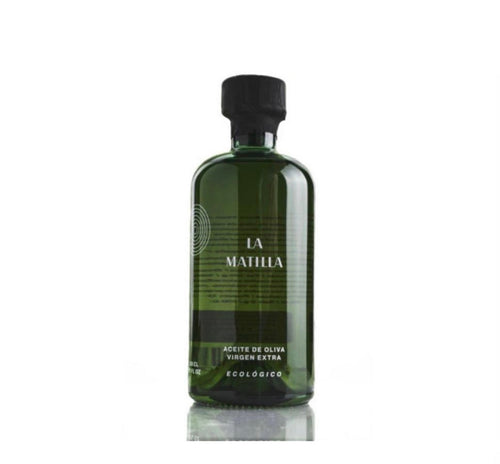 Bouteille d'huile d'olive Vierge Extra Arbequina bio